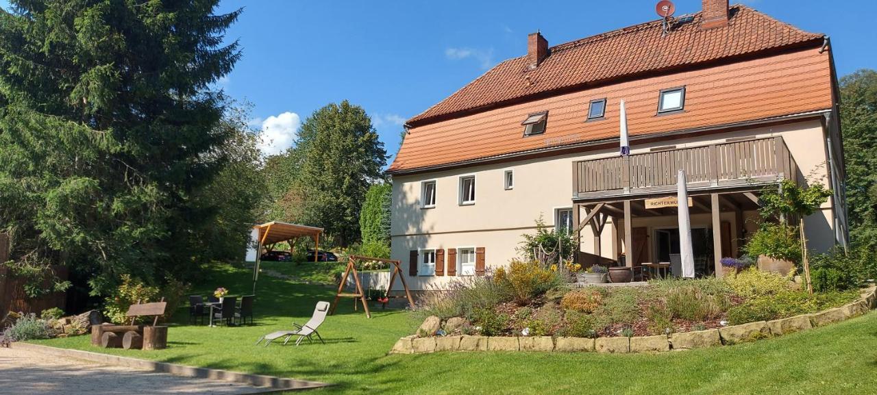 Ferienwohnung Richtermühle Saupsdorf Exterior foto